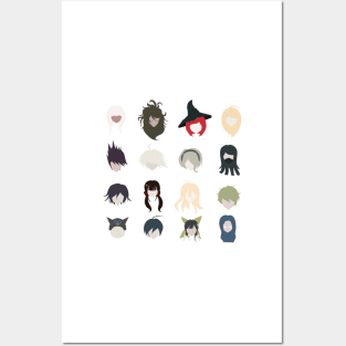 danganronpa v3 cast minimalistic Posters and Art